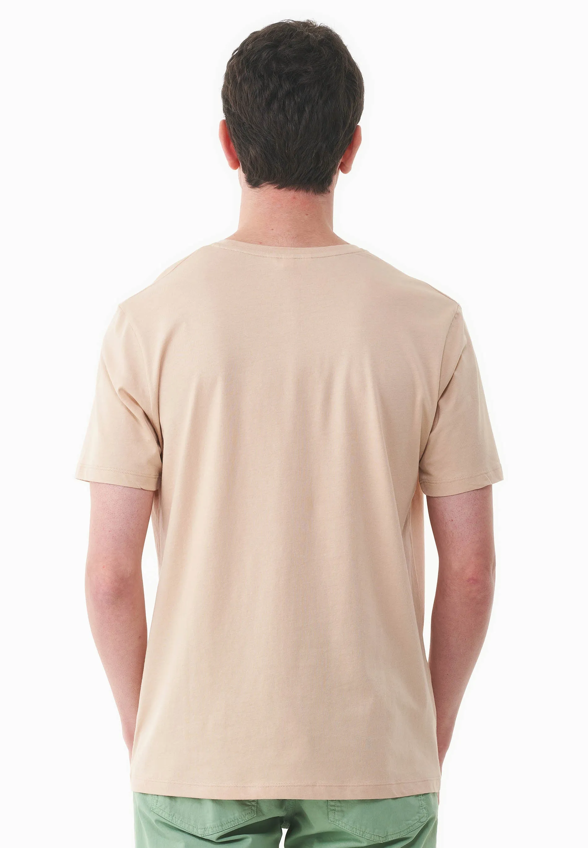 Men's Kleinbus Modal Blend T-Shirt Soft Beige sold by Ivalo.com product image thumbnail 2
