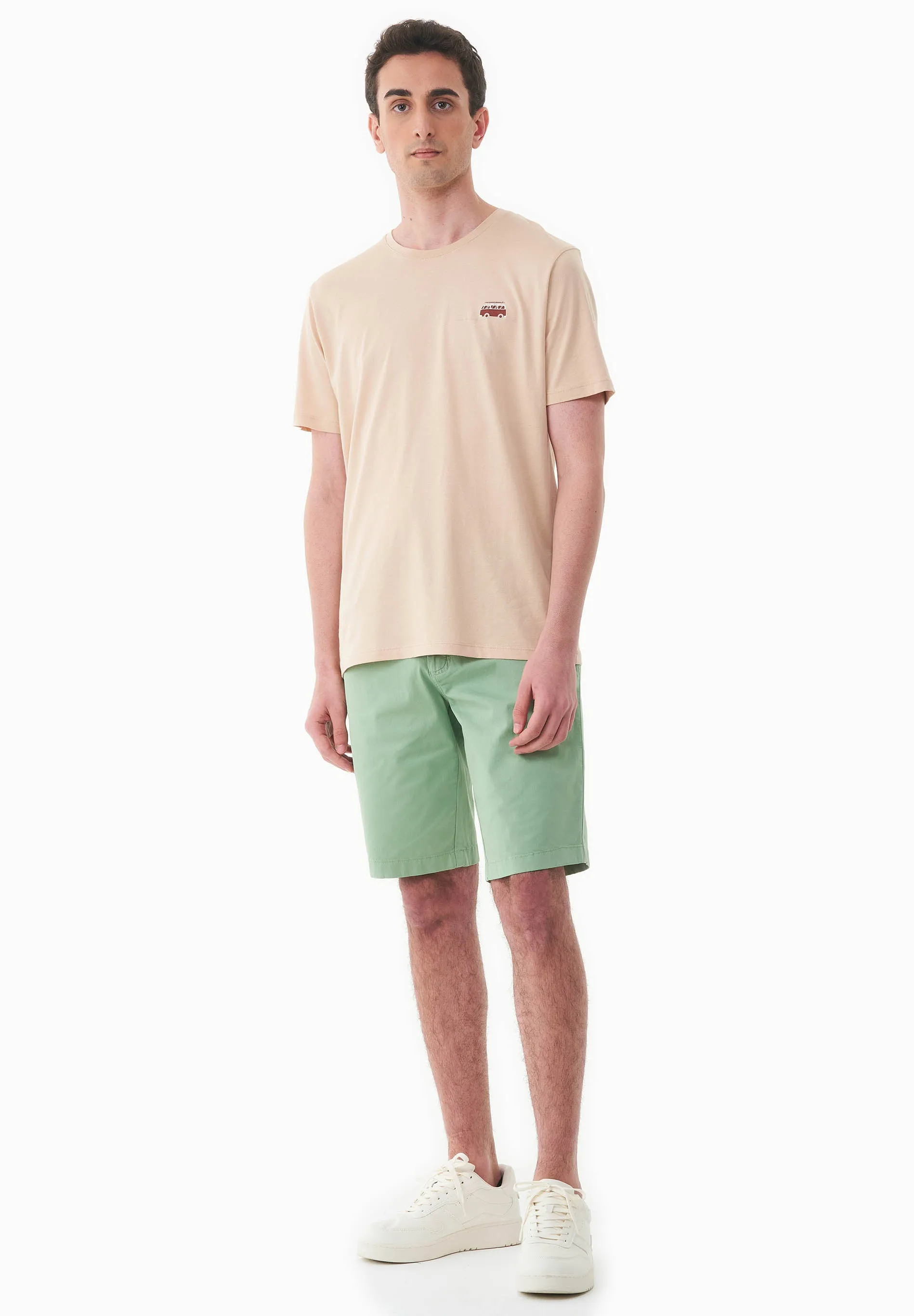 Men's Kleinbus Modal Blend T-Shirt Soft Beige sold by Ivalo.com product image thumbnail 4
