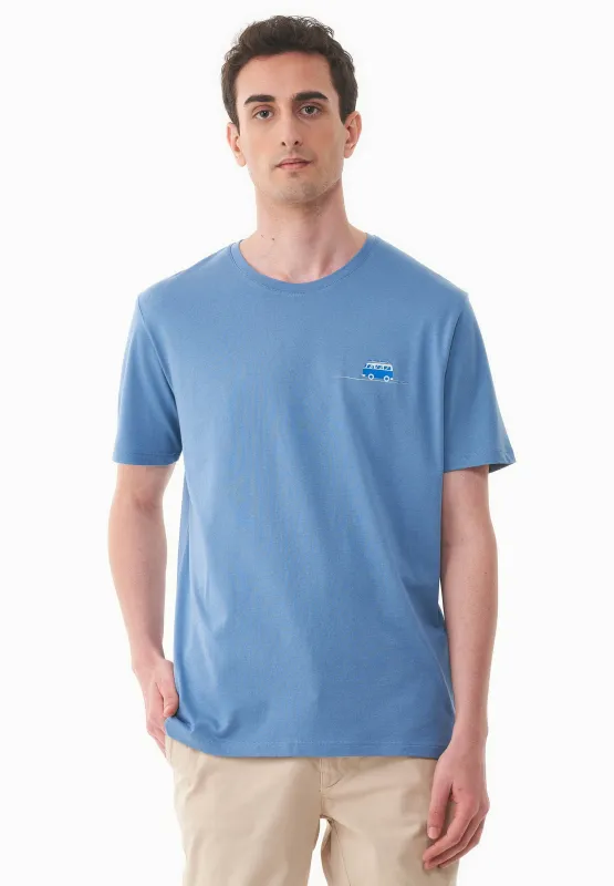 Men's Kleinbus Modal Blend T-Shirt Coronet Blue sold by Ivalo.com