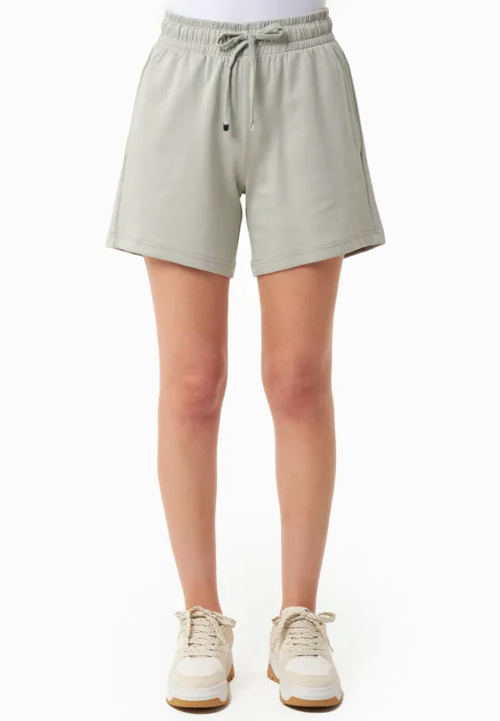 Women's Modal Blend Sweatshorts Green Moss sold by Ivalo.com