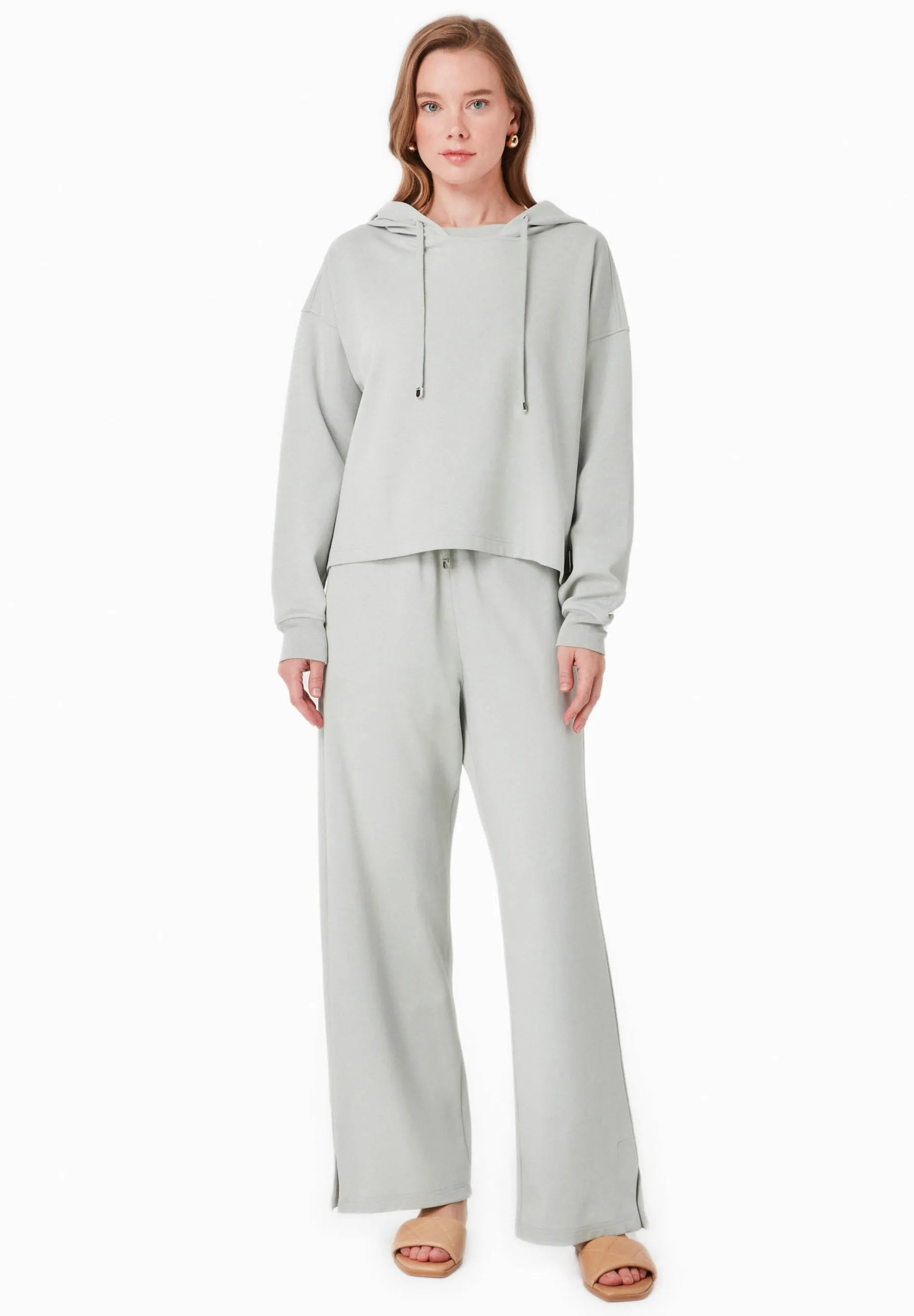 Women's Modal Blend Sweatpants Green Moss sold by Ivalo.com product image thumbnail 2