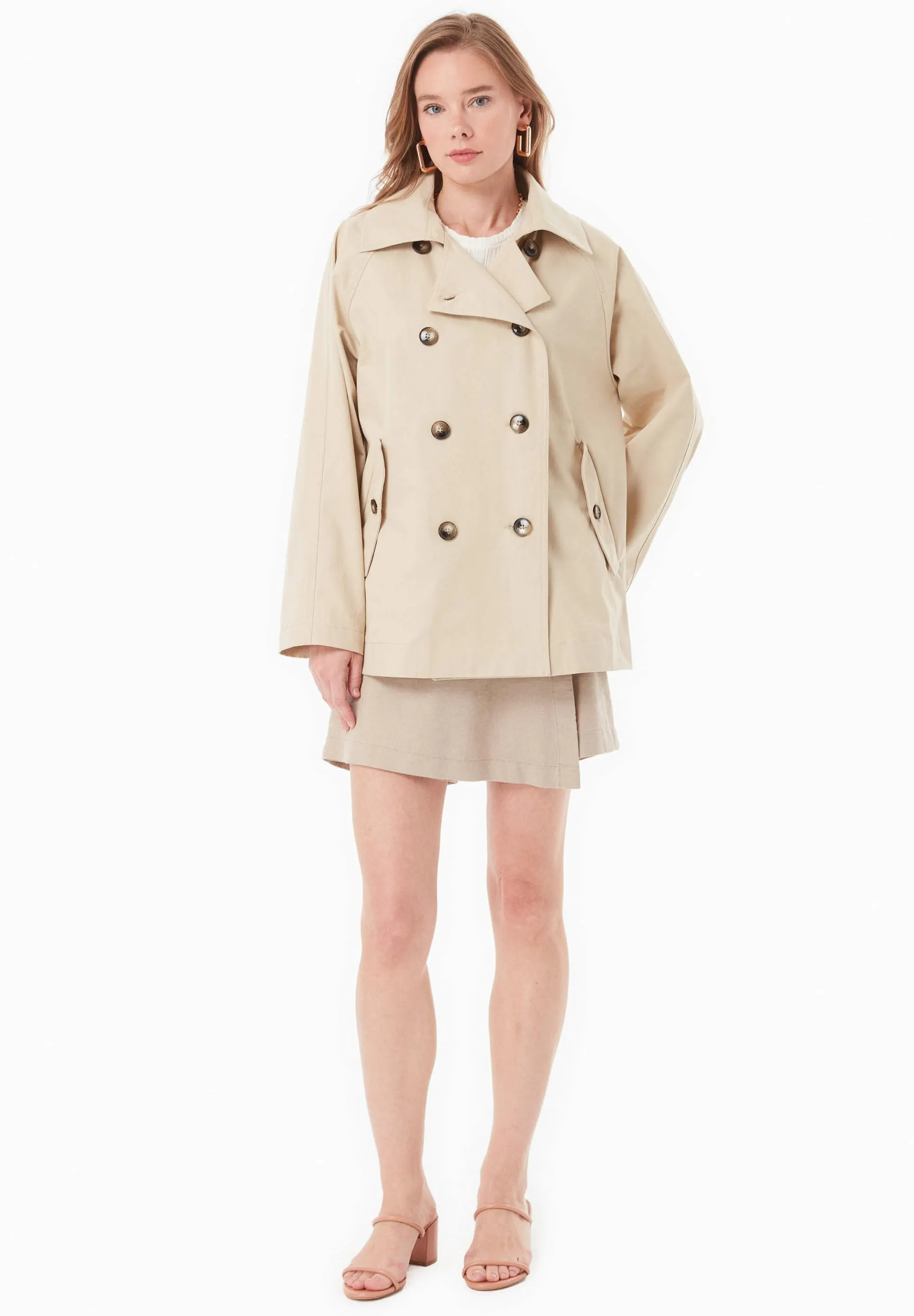 Linen Blend Skort Sand sold by Ivalo.com product image thumbnail 2