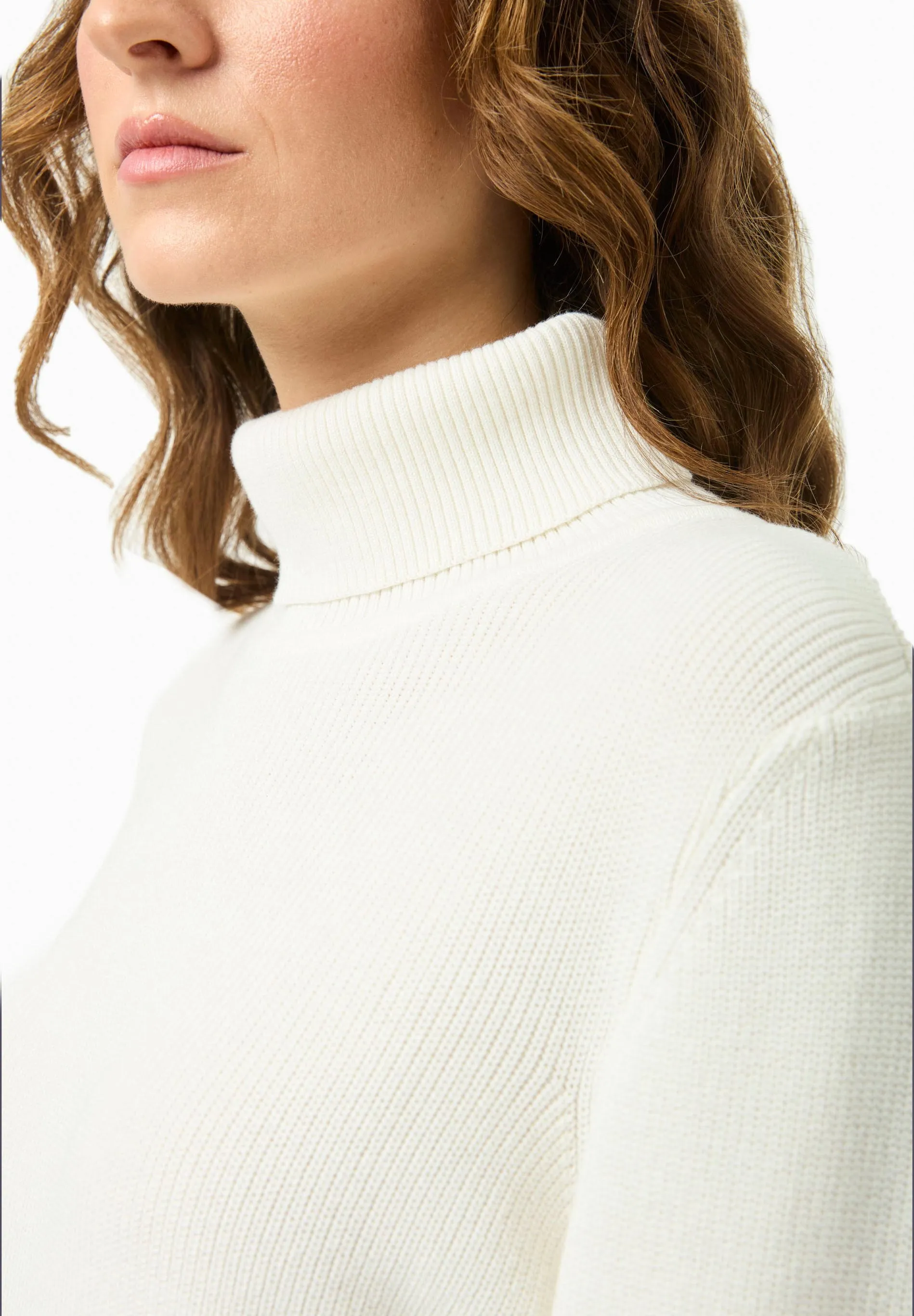 Women's Organic Cotton Turtleneck Knit Off White sold by Ivalo.com product image thumbnail 5