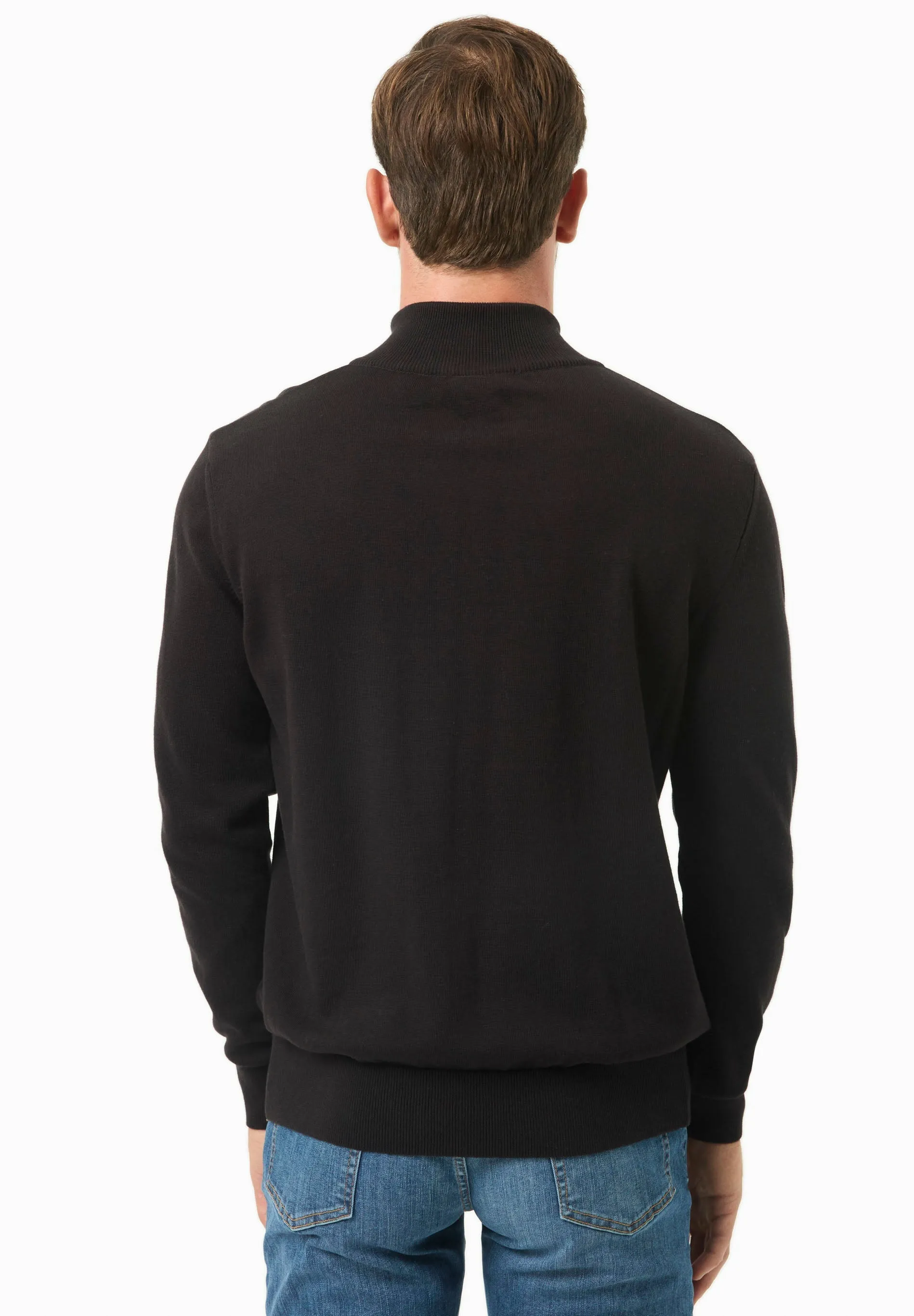 Men's Troyer Zip Sweater Black sold by Ivalo.com product image thumbnail 2