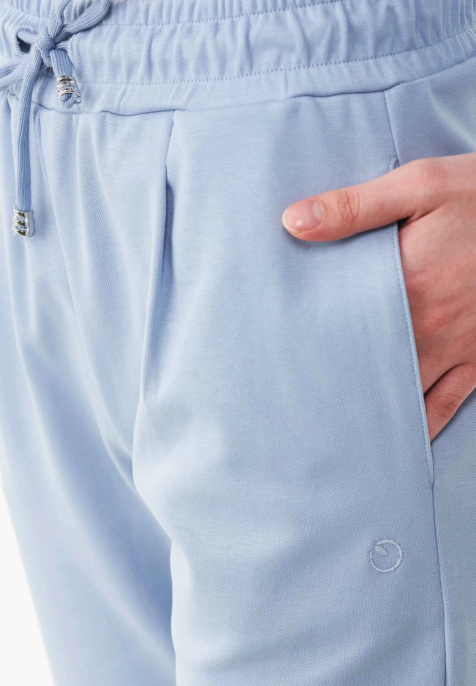 Women's Light Organic Cotton Interlock Sweatpants Ice Blue sold by Ivalo.com product image thumbnail 5