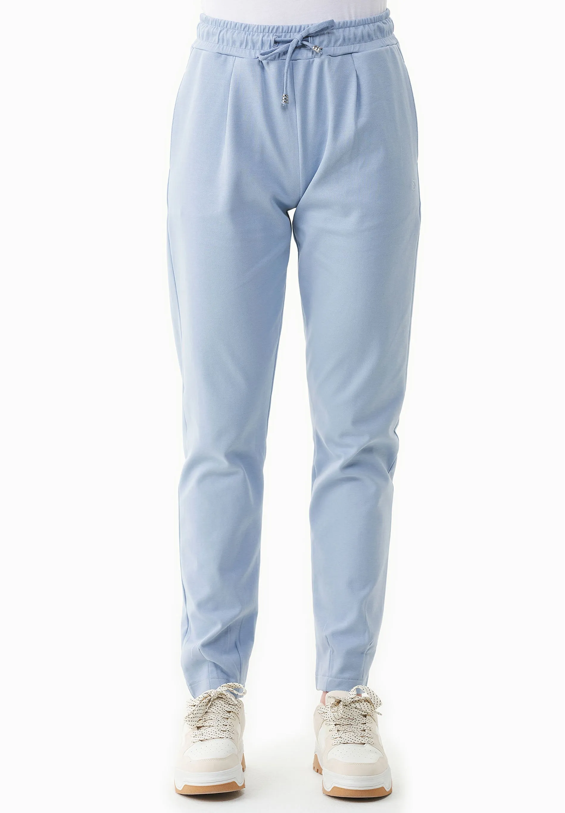 Women's Light Organic Cotton Interlock Sweatpants Ice Blue sold by Ivalo.com