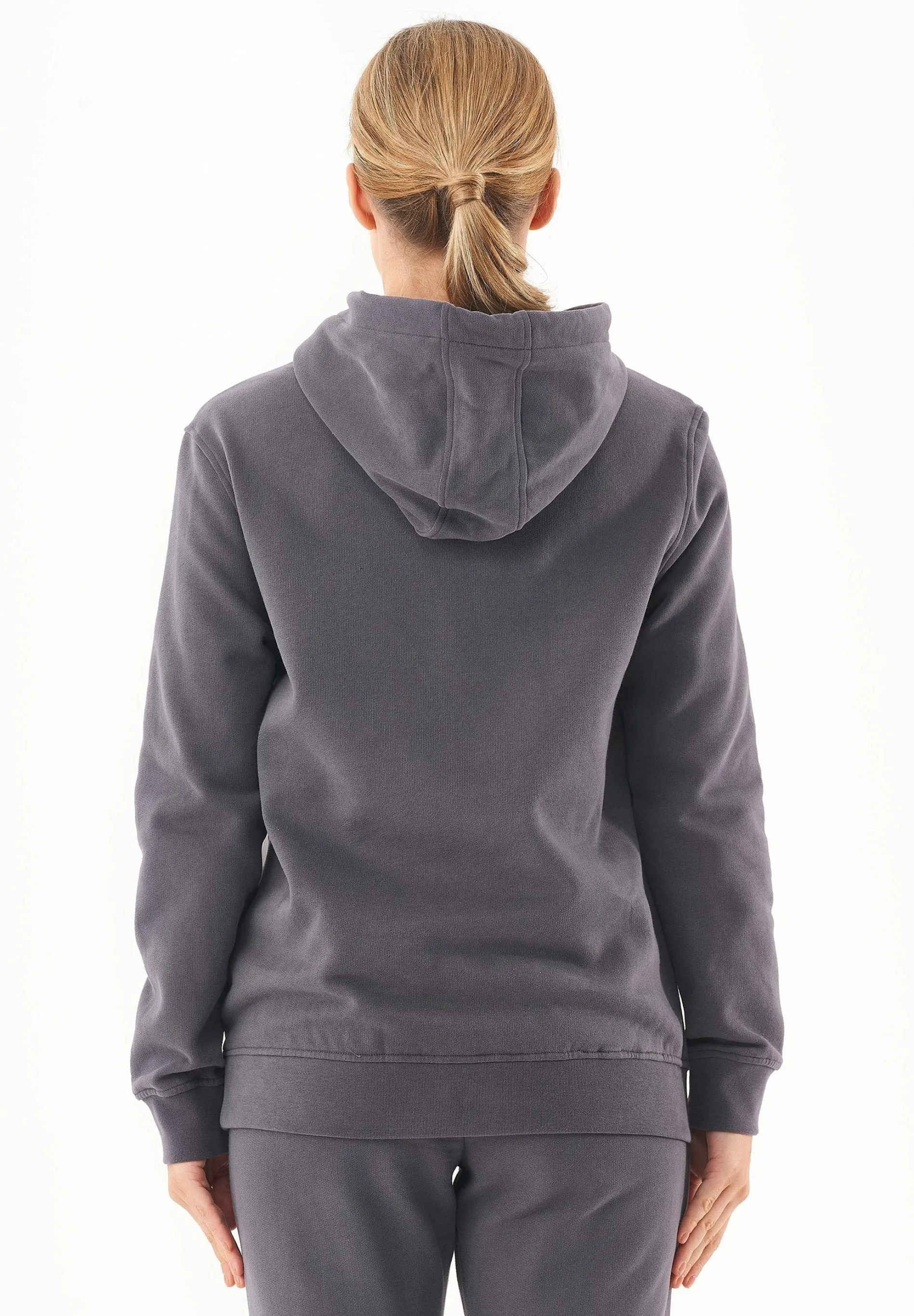 Women's Basic Soft Touch Organic Cotton Hoodie Asphalt sold by Ivalo.com product image thumbnail 2