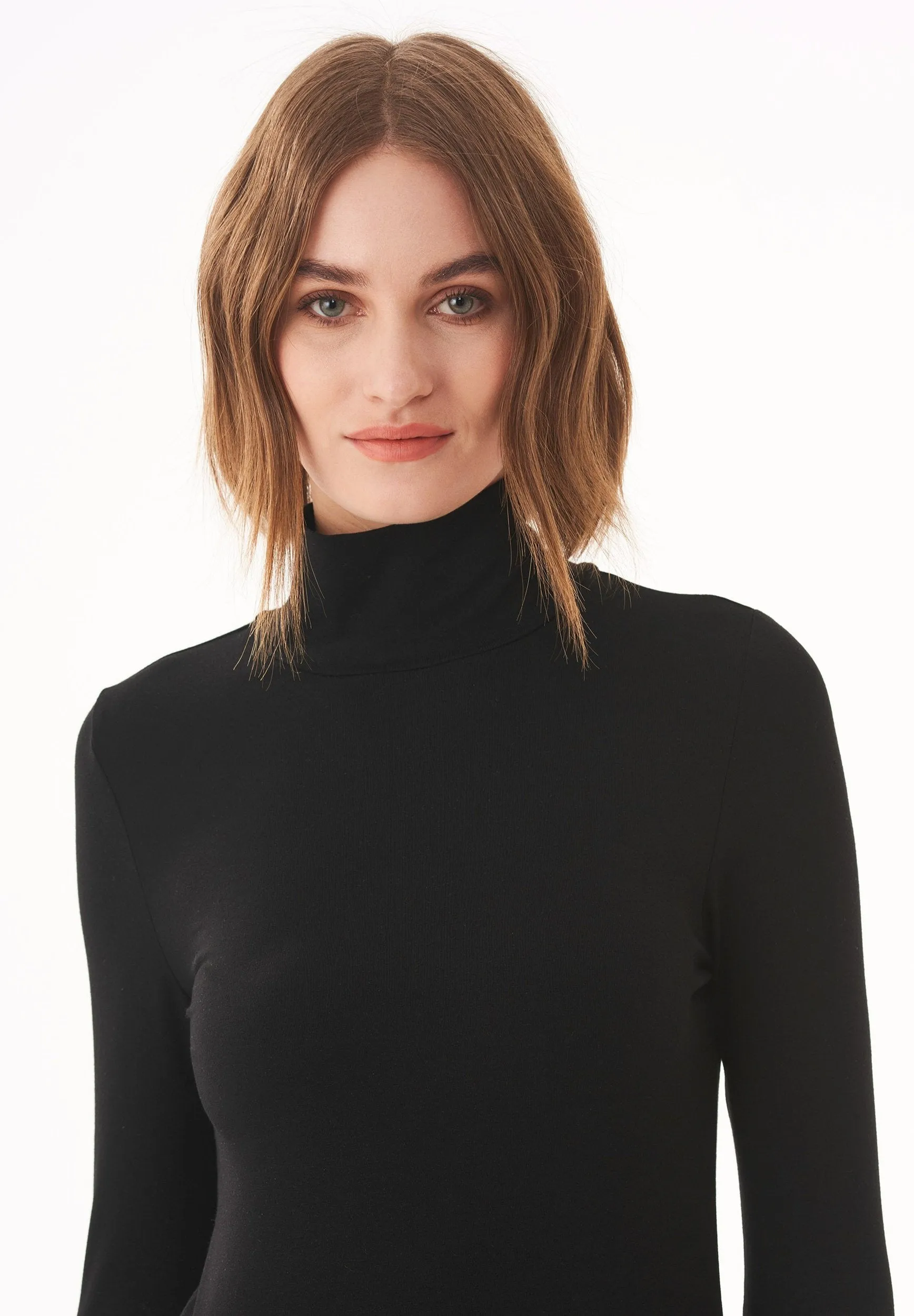 Women's Turtleneck Long-Sleeve Top Black sold by Ivalo.com product image thumbnail 5