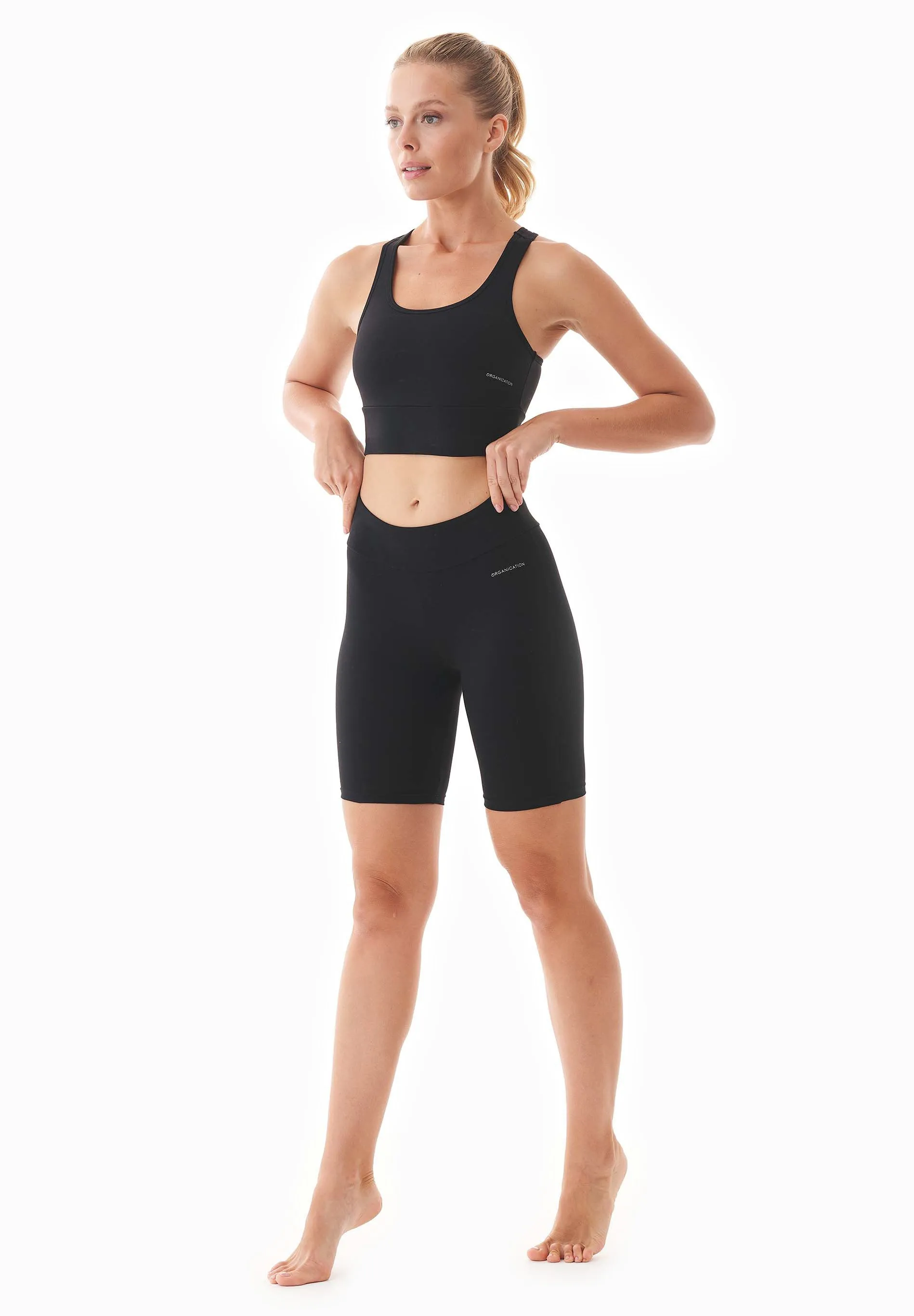 Lolla Organic Cotton Biker Shorts Black sold by Ivalo.com