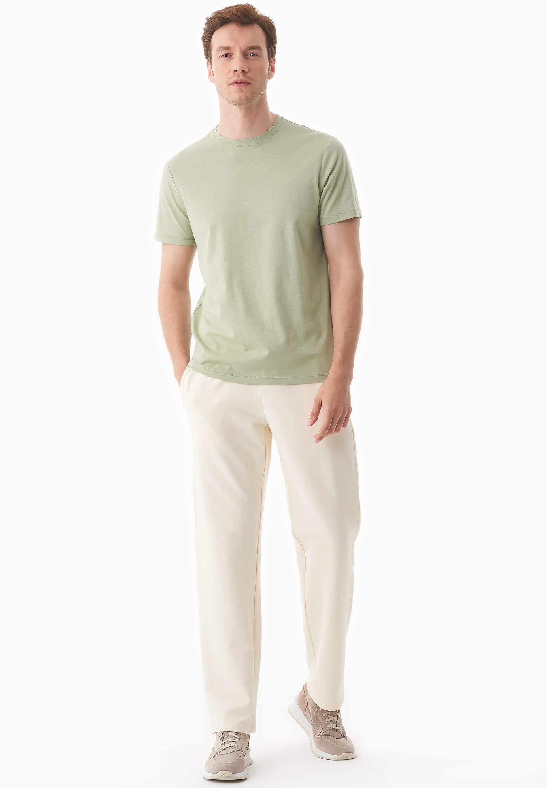 Poyraz Light Organic Cotton Sweatpants Off White sold by Ivalo.com product image thumbnail 2
