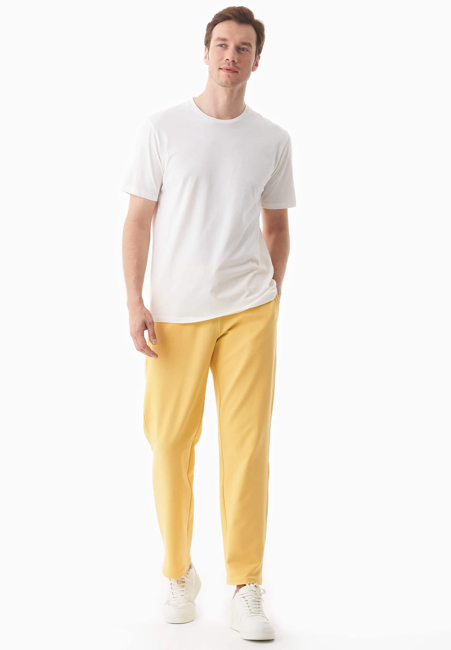 Poyraz Light Organic Cotton Sweatpants Saffron sold by Ivalo.com product image thumbnail 2