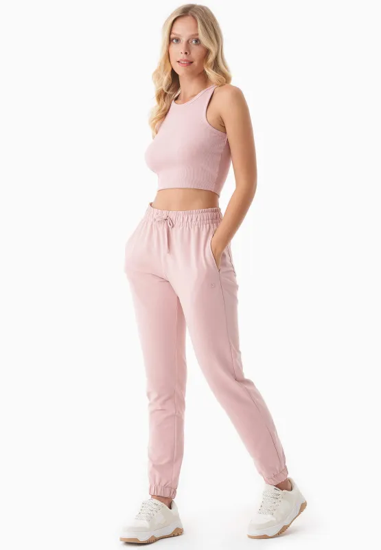 Peera Light Organic Cotton Sweatpants Light Rose sold by Ivalo.com
