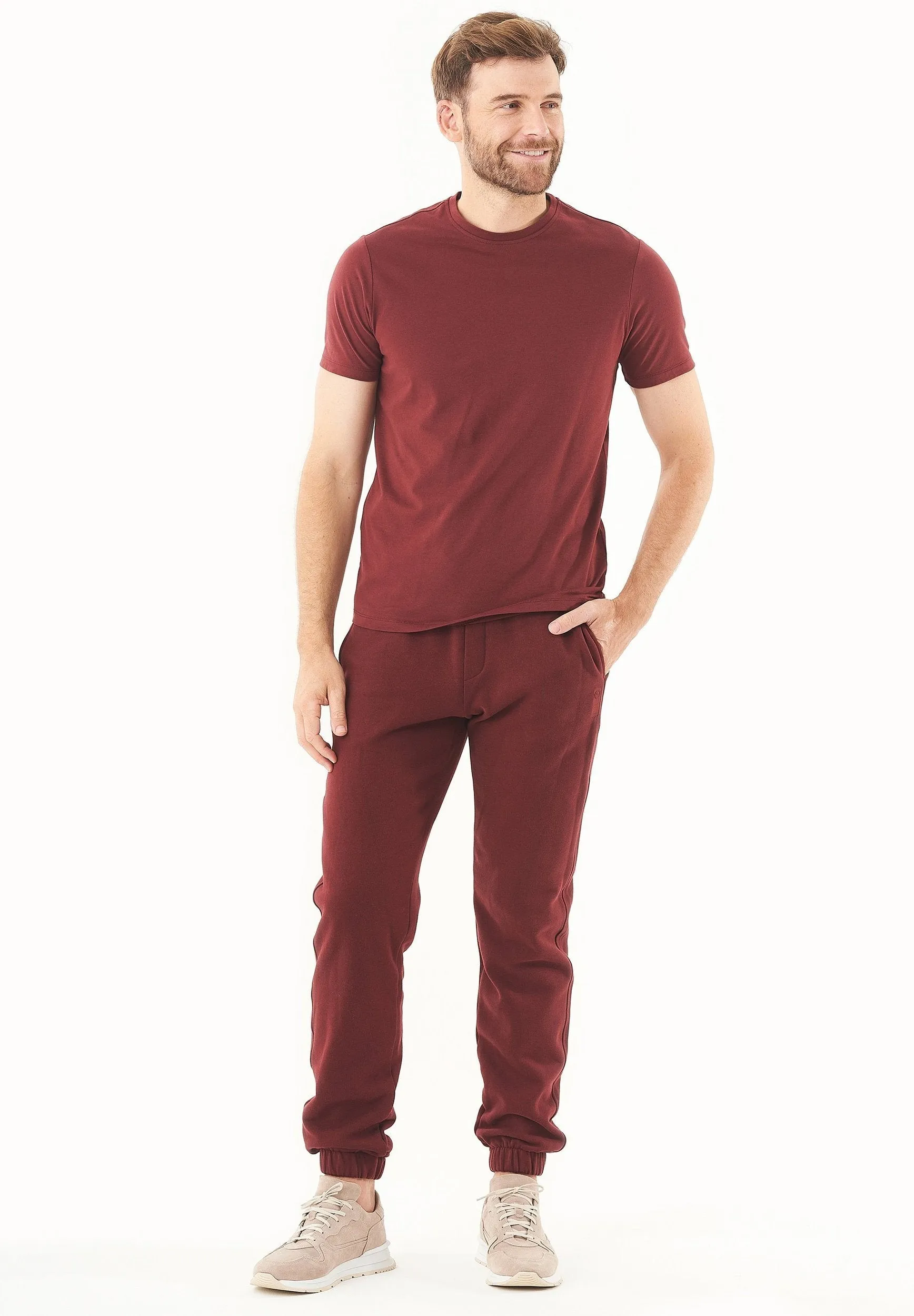 Parssa Soft Touch Organic Cotton Sweatpants Bordeaux sold by Ivalo.com product image thumbnail 4