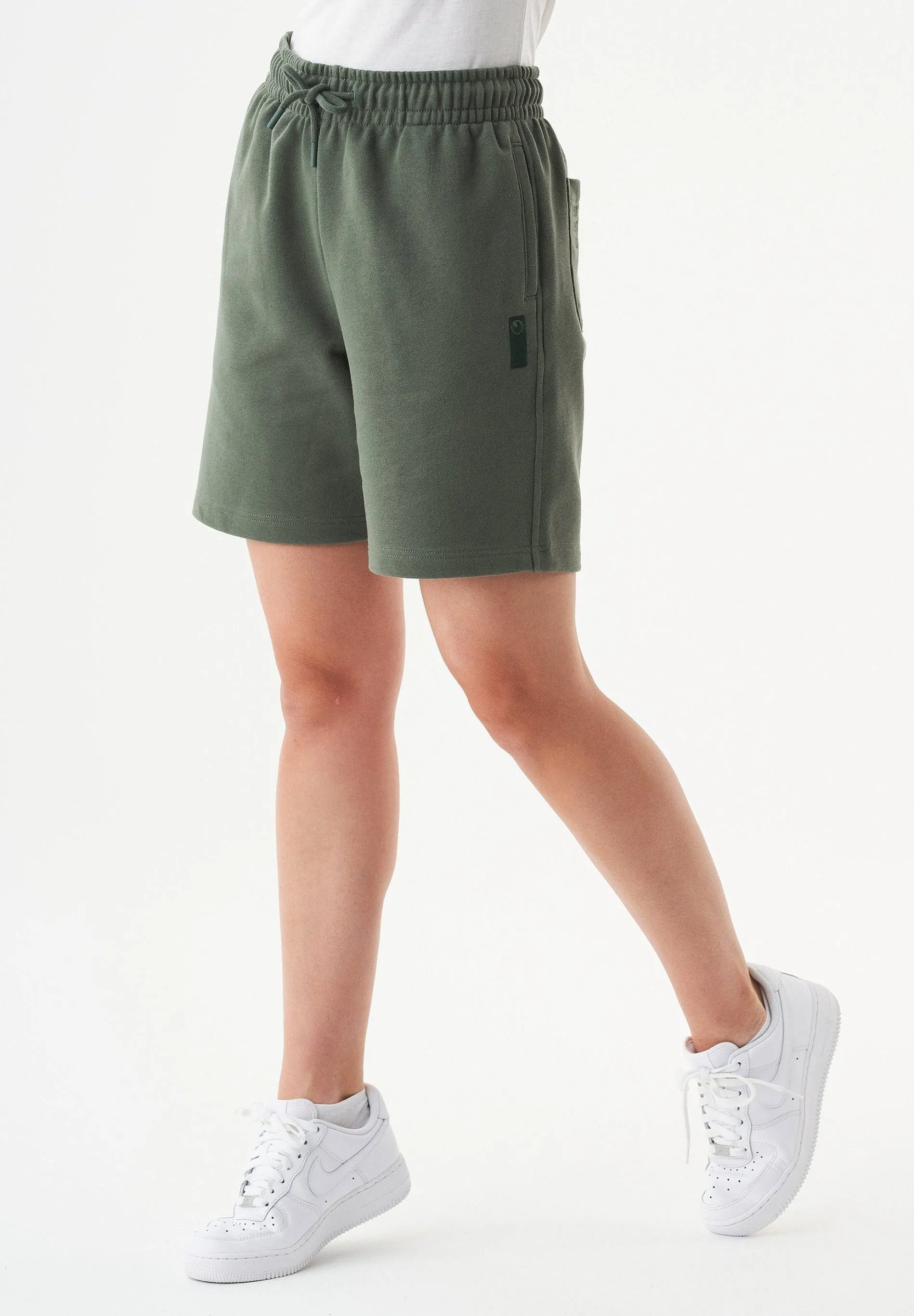 Sheyma Organic Cotton Sweatshorts Olive sold by Ivalo.com