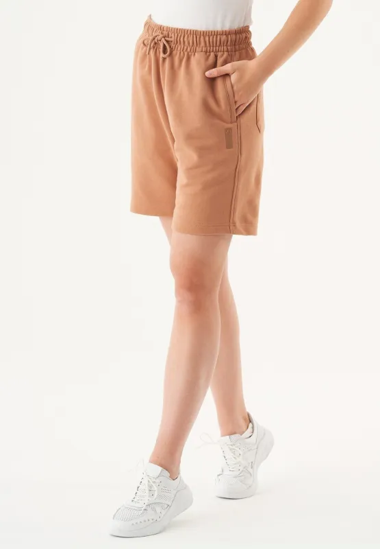 Sheyma Organic Cotton Sweatshorts Light Brown sold by Ivalo.com