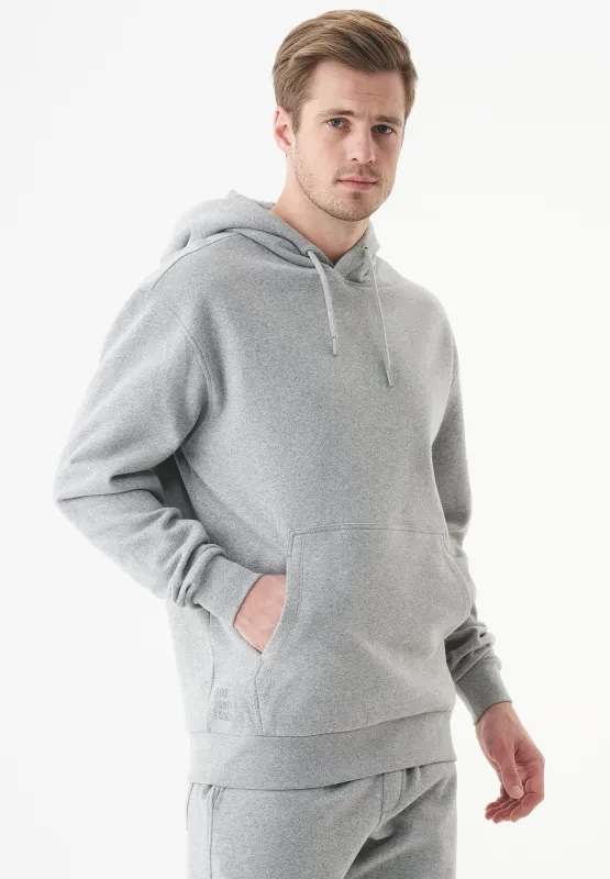 Halki Unisex Soft Touch Organic Cotton Hoodie Grey Melange sold by Ivalo.com