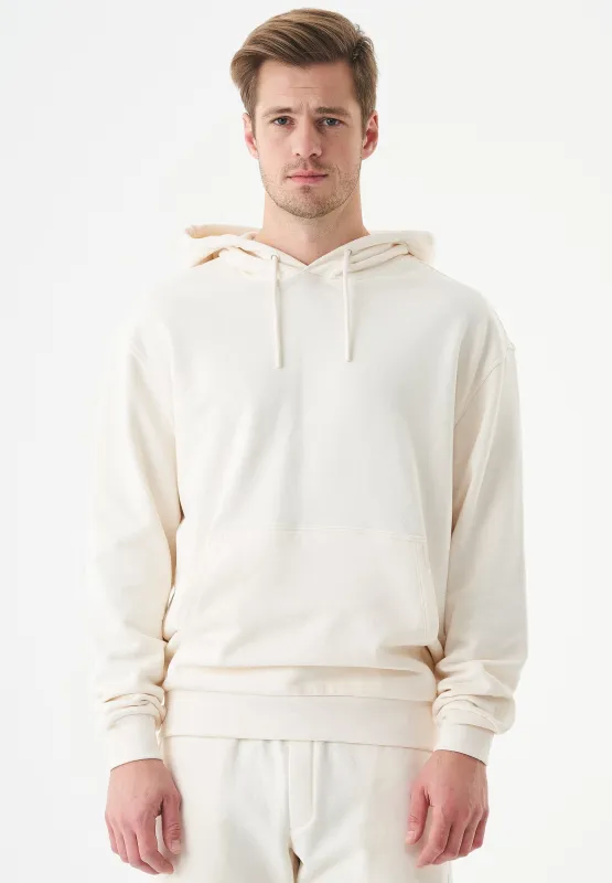 Halki Unisex Soft Touch Organic Cotton Hoodie Off White sold by Ivalo.com