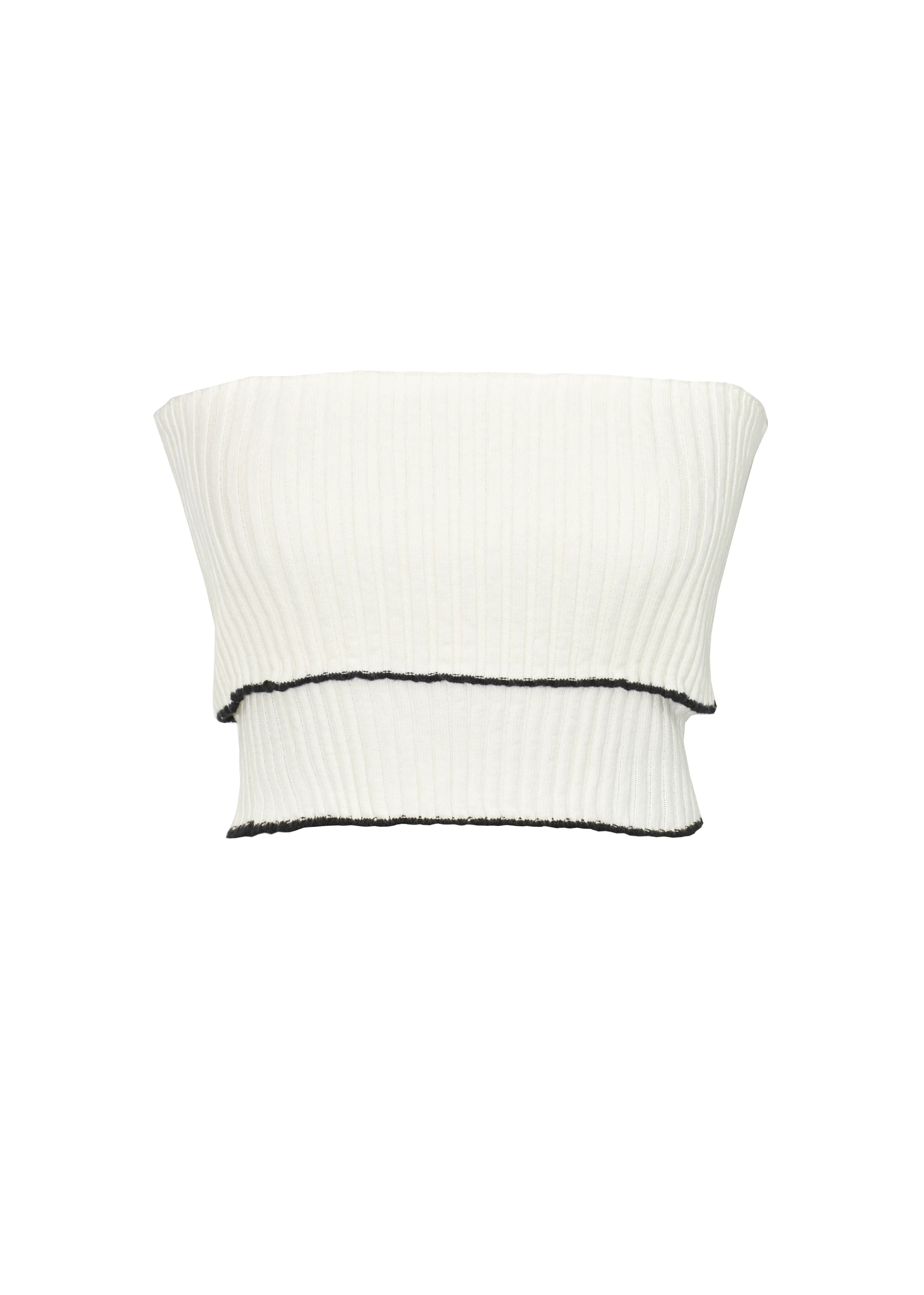 Giselle Bandeau Knitted Top - White sold by Ivalo.com product image thumbnail 4