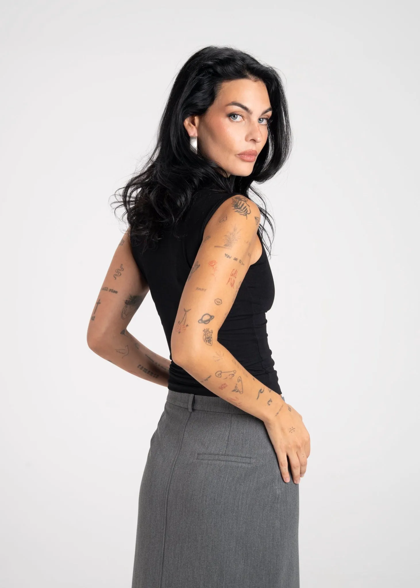 Petra Fitted High-Neck Top Black sold by Ivalo.com product image thumbnail 5