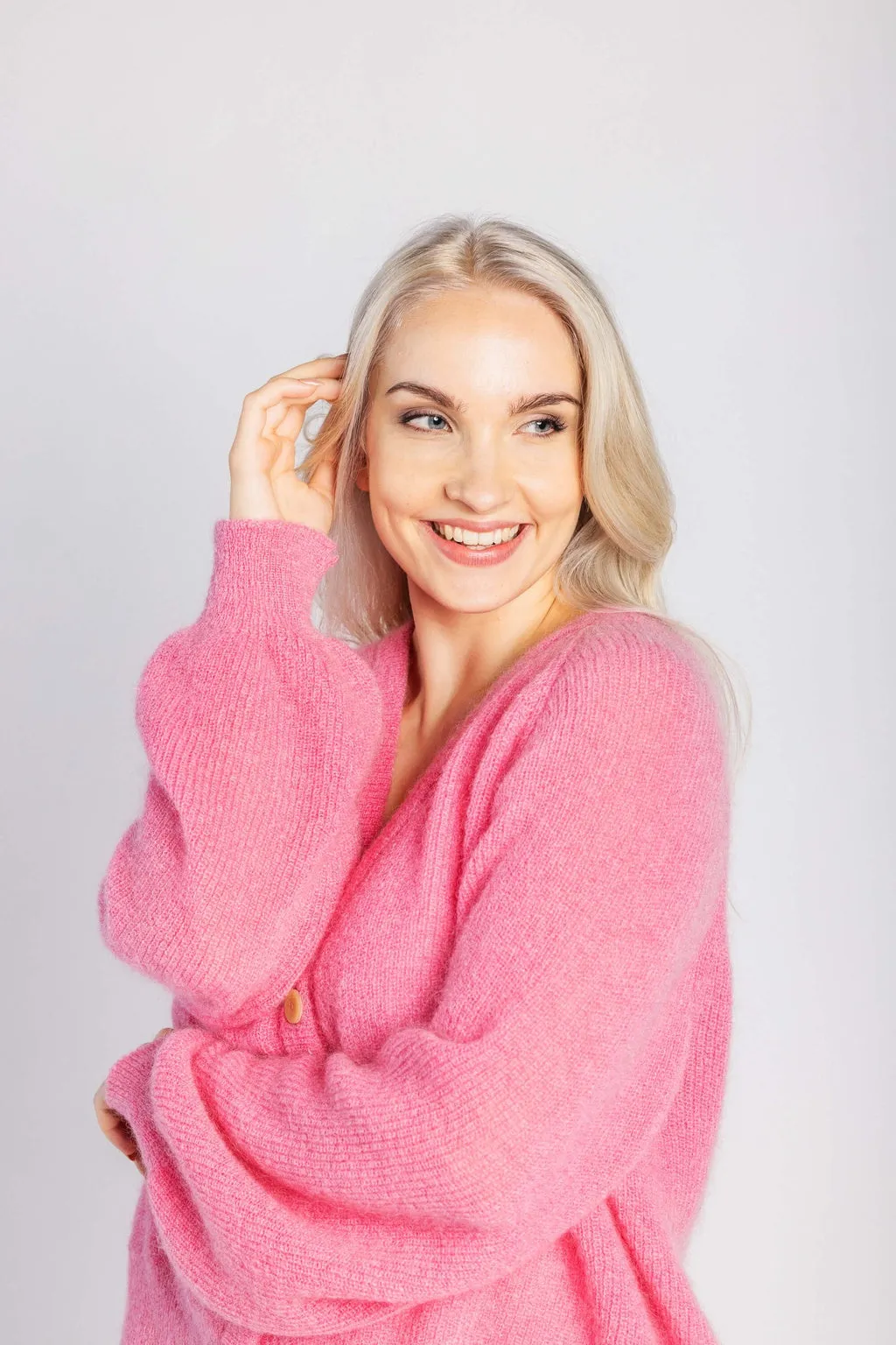 Elsie Mohair Cardigan Lollipop Pink sold by Ivalo.com product image thumbnail 4