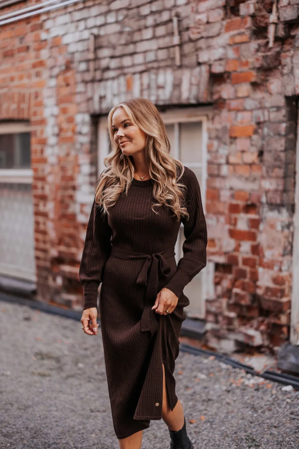 Leona Merino Dress Espresso sold by Ivalo.com product image thumbnail 5