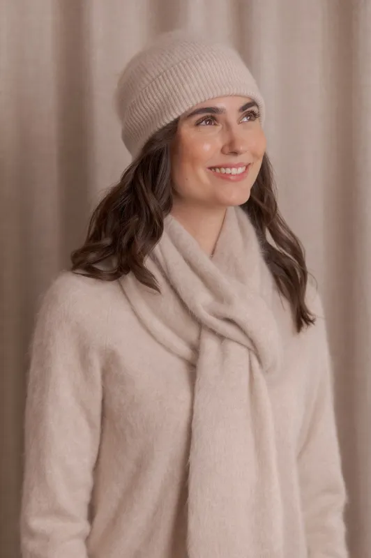 Cashmere Beanie Latte sold by Ivalo.com