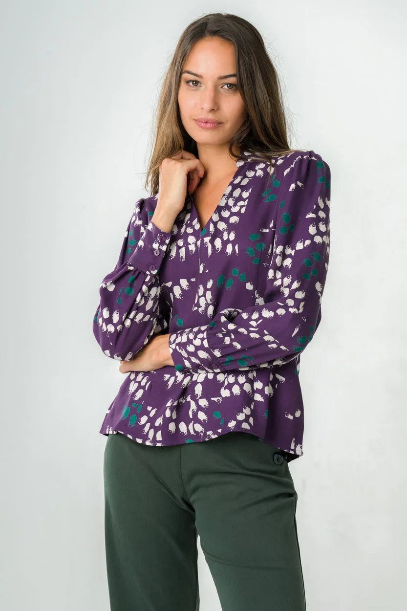Orchidée Blouse Purple sold by Ivalo.com product image thumbnail 3