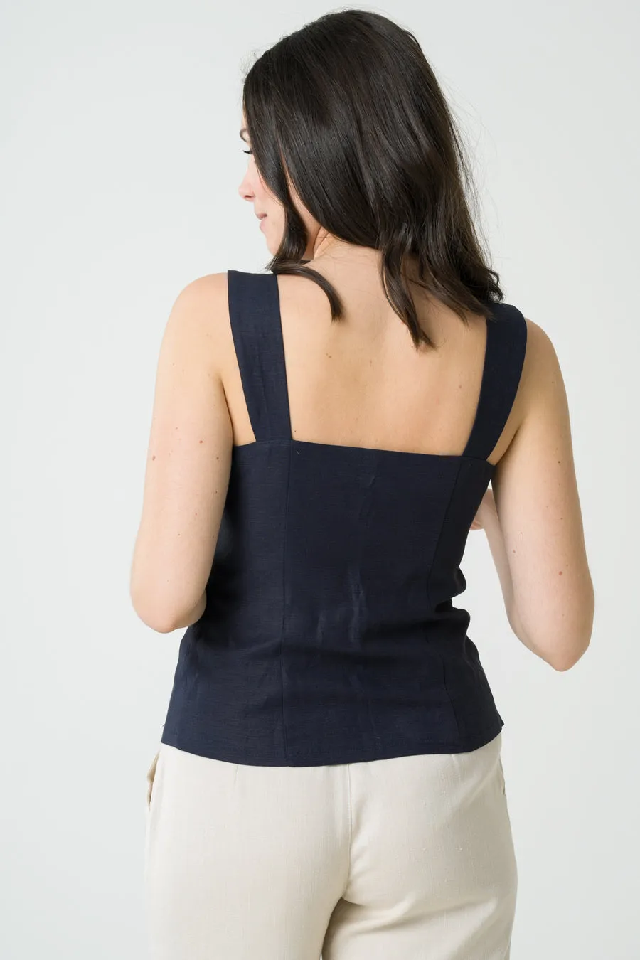 Anémone Top Navy Blue sold by Ivalo.com product image thumbnail 2