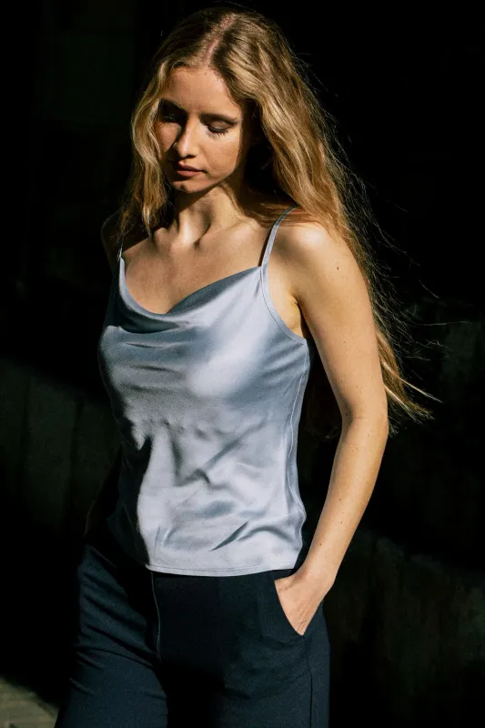 Narcisse Top Sky Blue sold by Ivalo.com