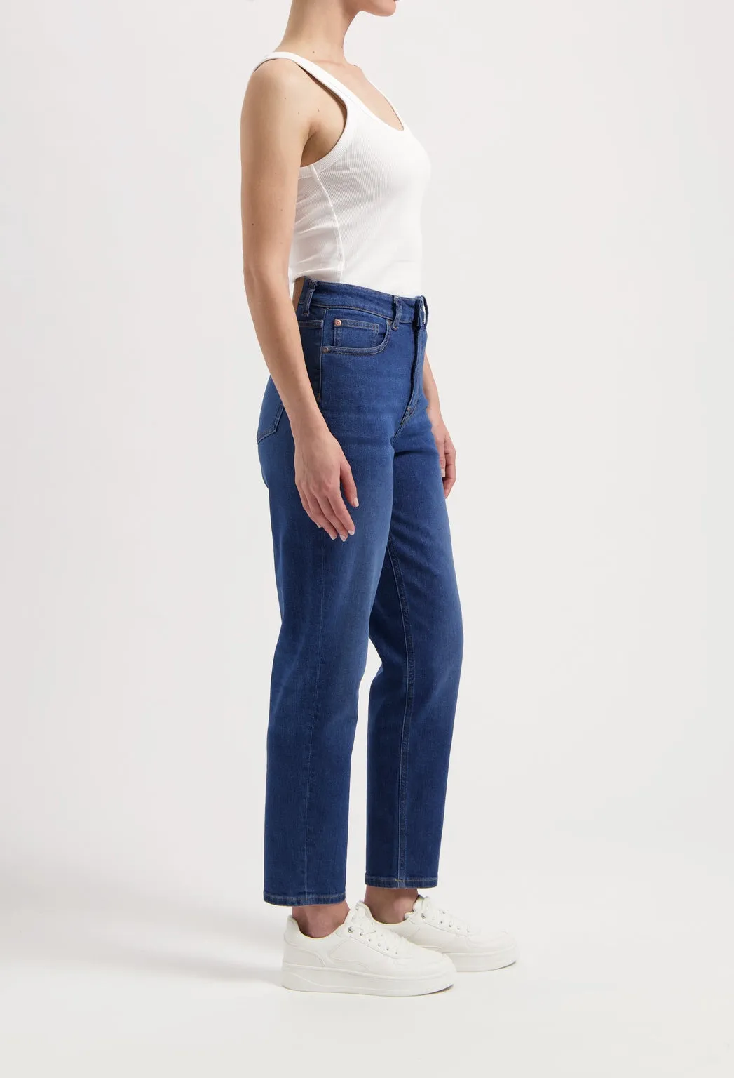Mams High Tapered Jeans Stone Indigo sold by Ivalo.com product image thumbnail 4