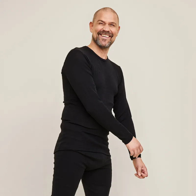 Men's Classic Long Sleeve Shirt Merino Silk sold by Ivalo.com