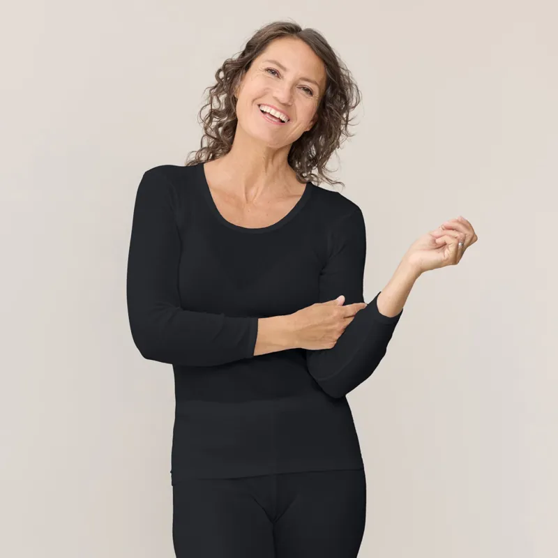 Tam Silk Women's Long Sleeve Shirt White sold by Ivalo.com