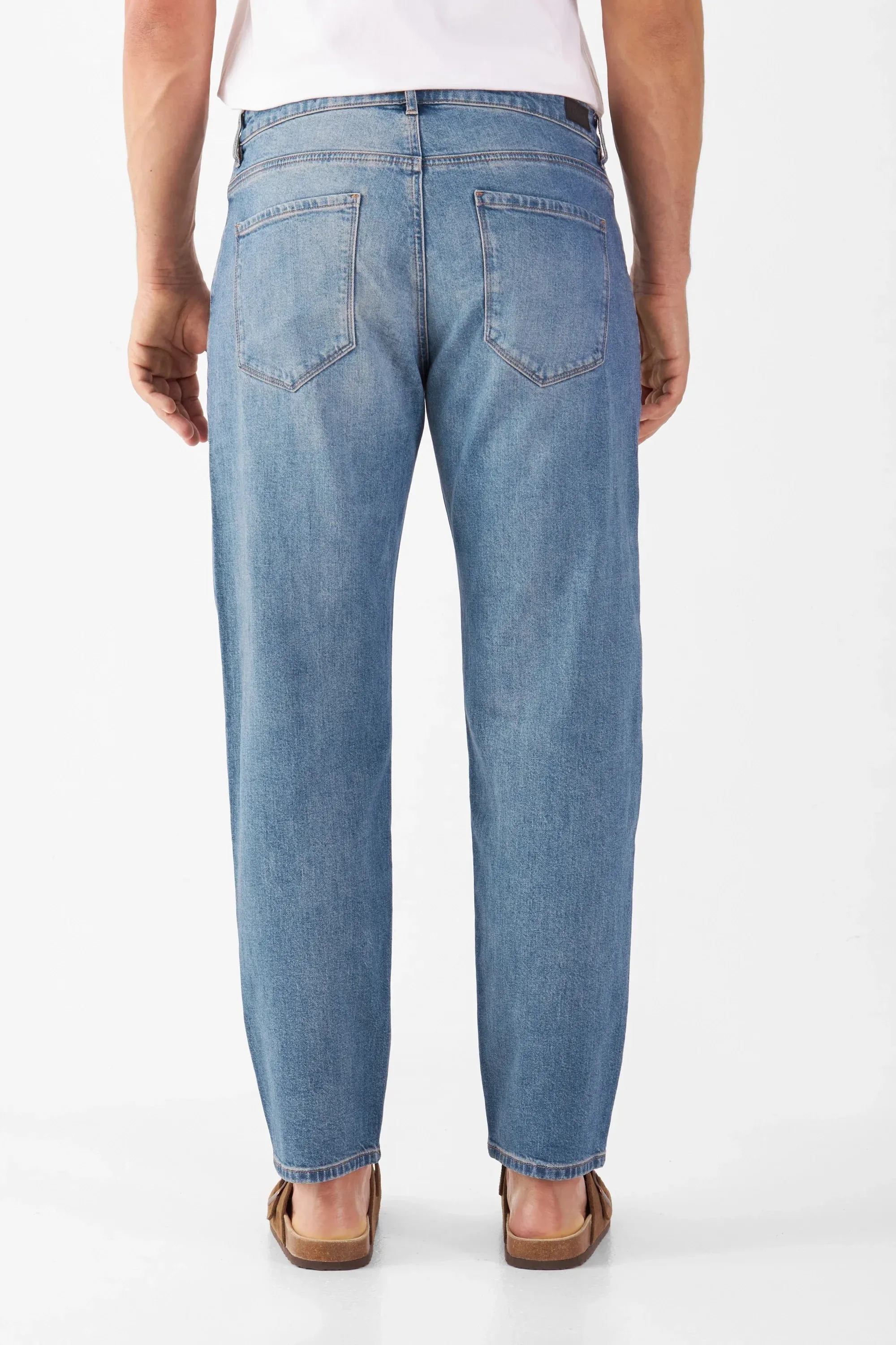 Rise Relaxed Tapered Basic Jeans Vintage Blue sold by Ivalo.com product image thumbnail 3