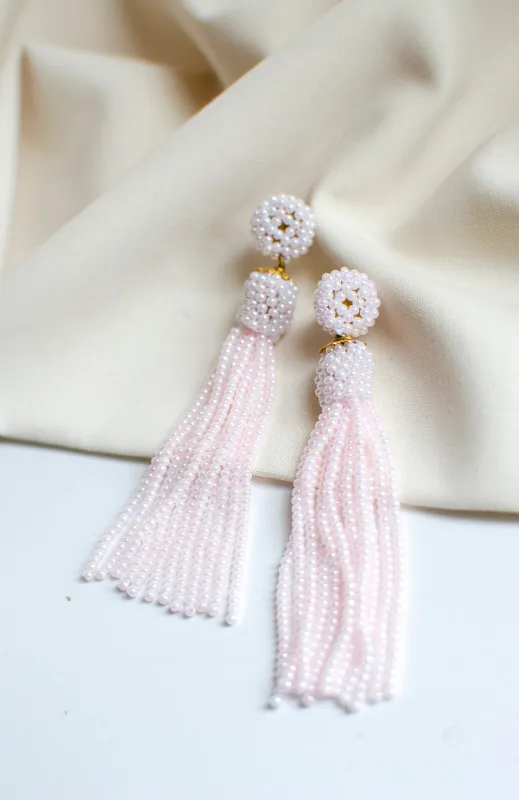 Bina Earrings Pale Pink sold by Ivalo.com