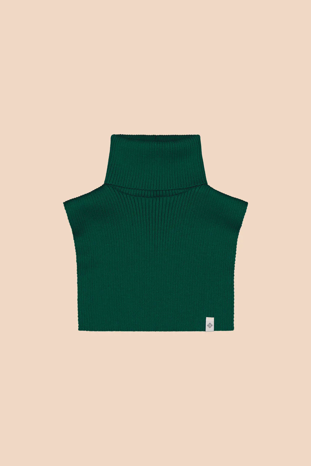 Rib Neck Warmer Dark Green sold by Ivalo.com