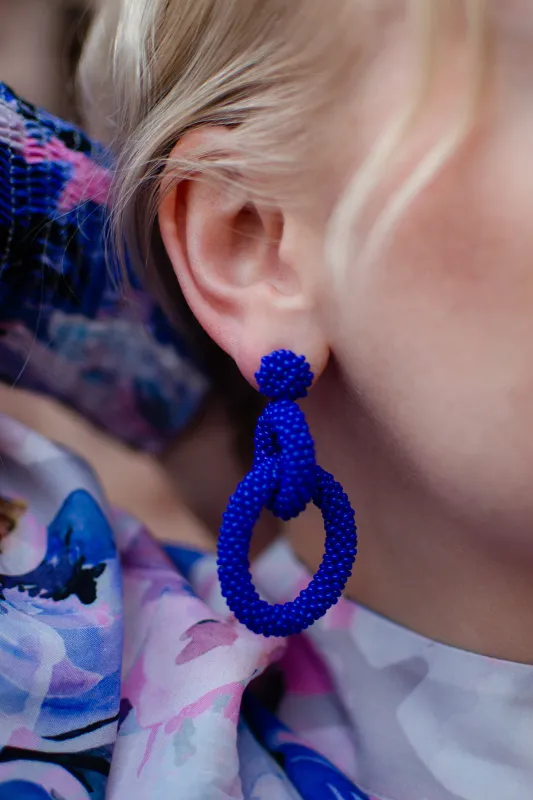 Gia Earrings Royal Blue sold by Ivalo.com