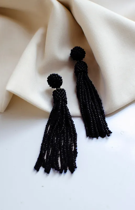 Bina Earrings Black sold by Ivalo.com