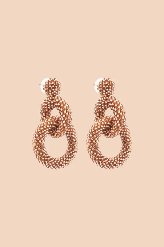 Gia Earrings Rose Gold sold by Ivalo.com