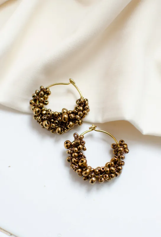 Heena Earrings, Brass sold by Ivalo.com