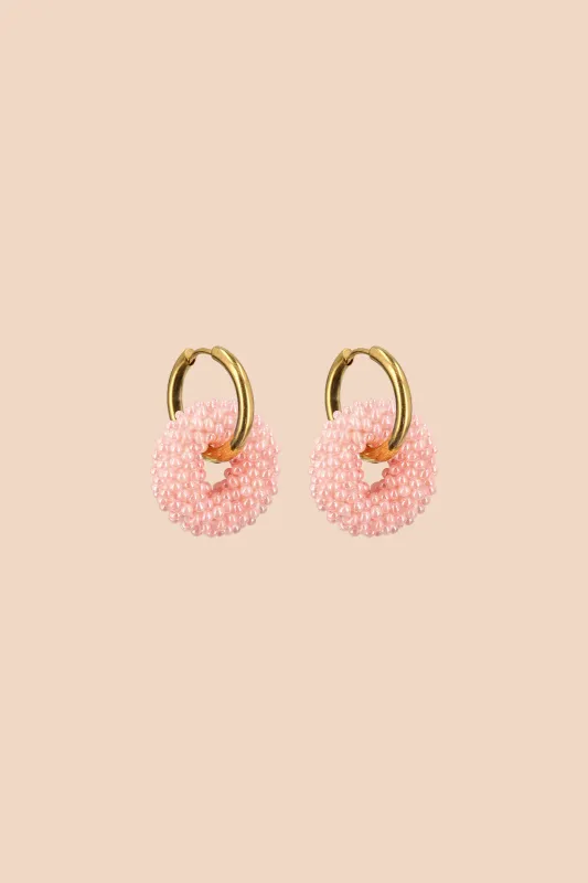 Veda Earrings Pearl Pink sold by Ivalo.com