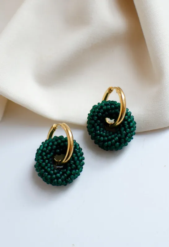 Veda Earrings Green sold by Ivalo.com