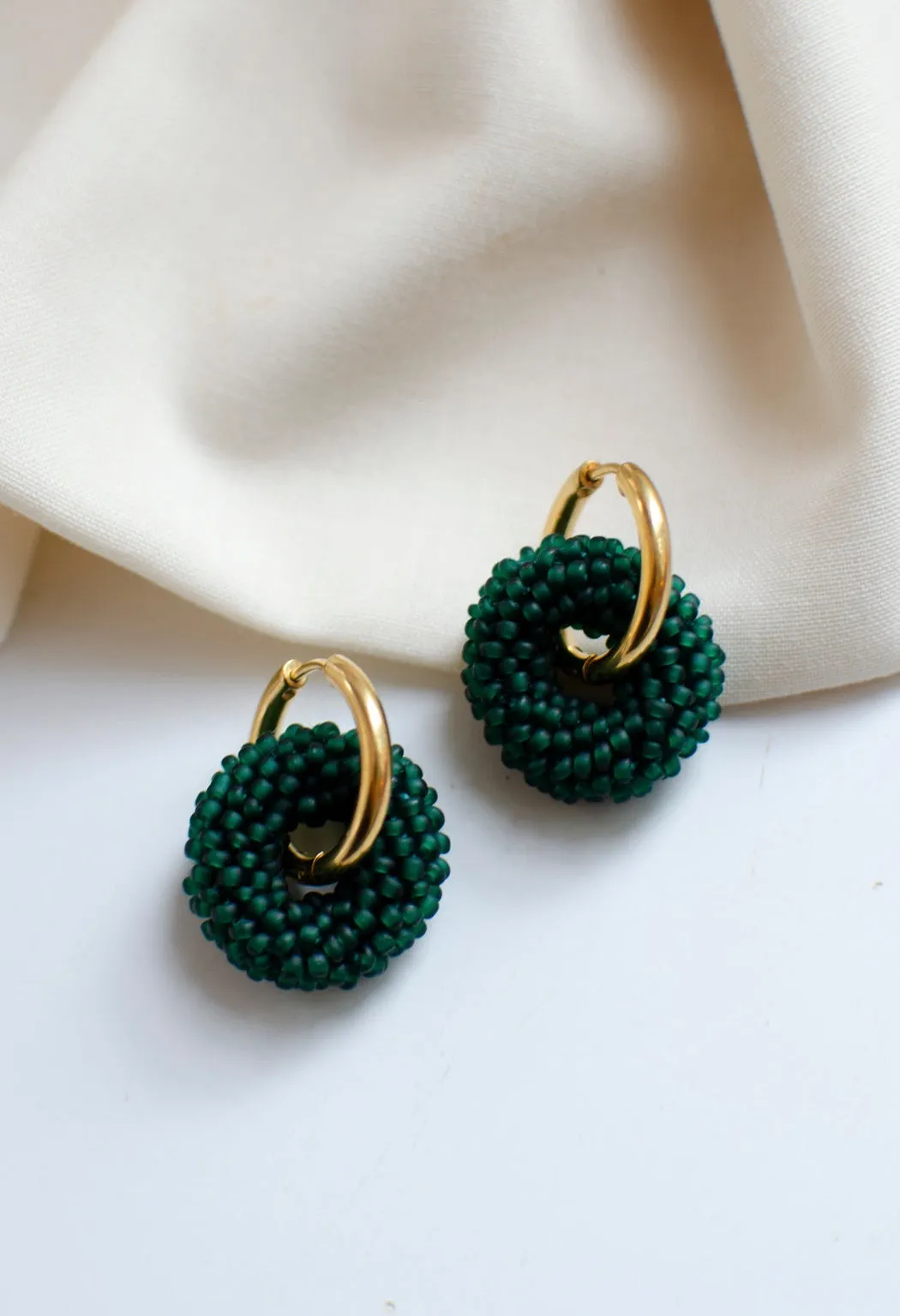 Veda Earrings Green sold by Ivalo.com
