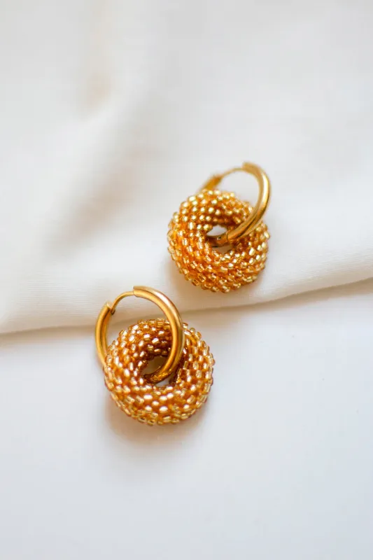 Veda Earrings Gold sold by Ivalo.com