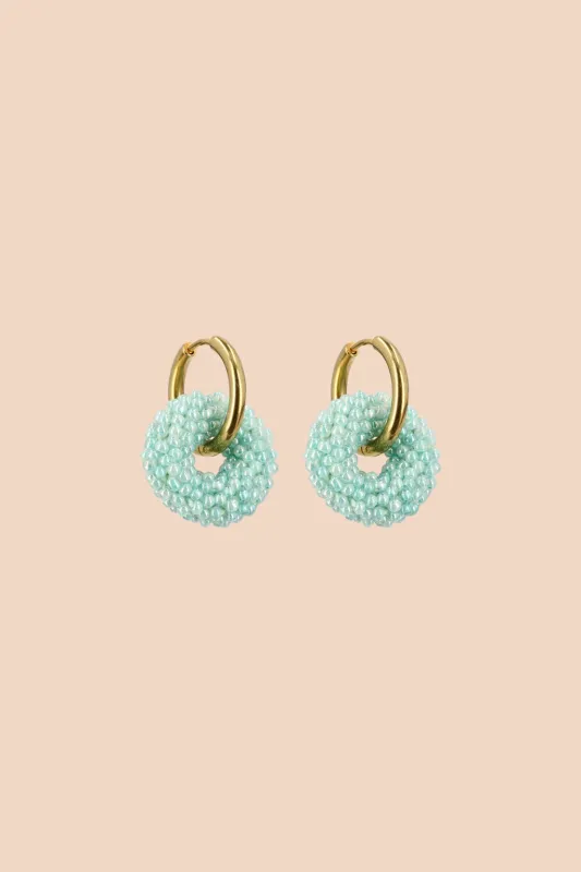 Veda Earrings Pearl Mint sold by Ivalo.com