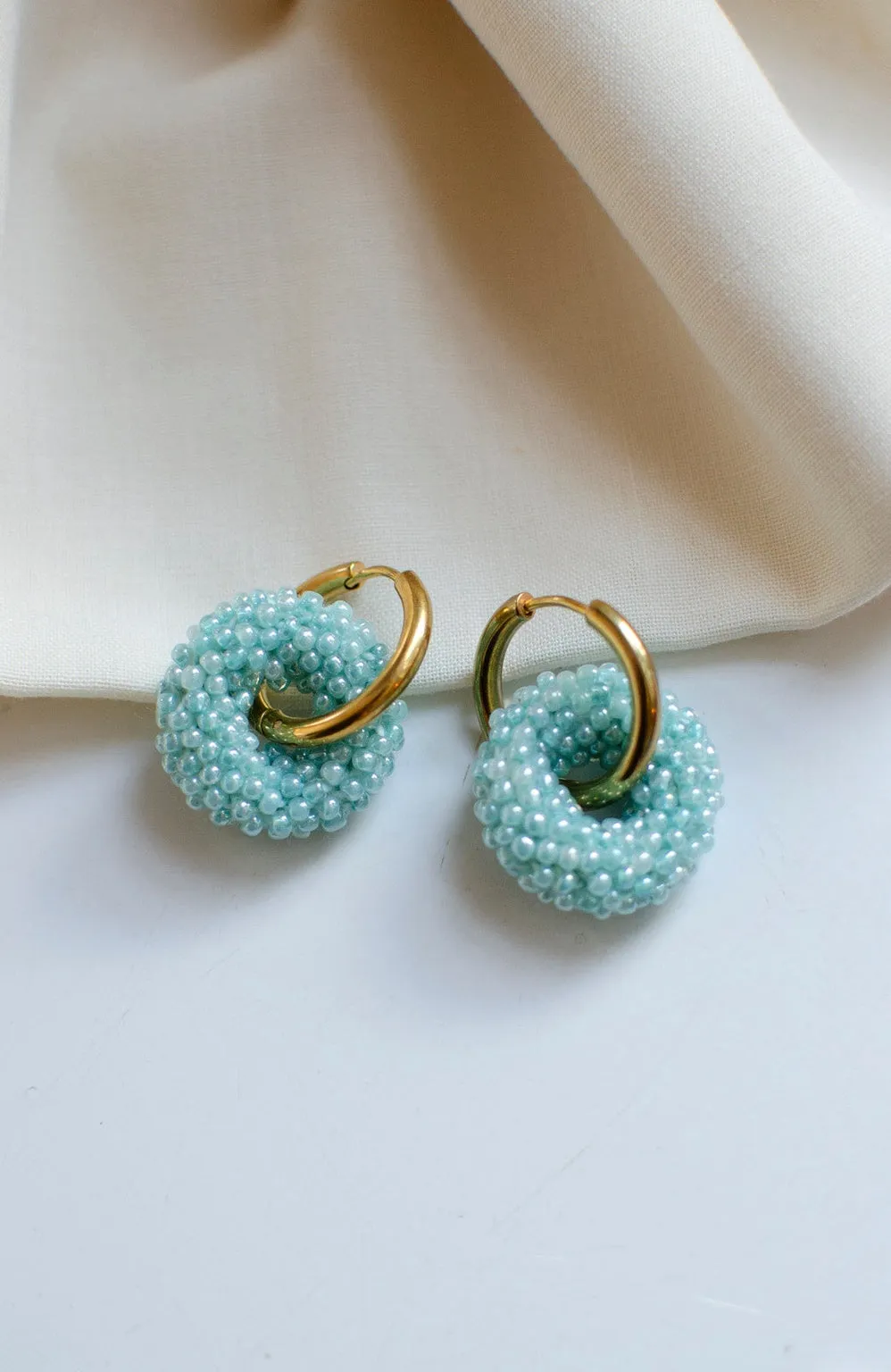 Veda Earrings Pearl Mint sold by Ivalo.com product image thumbnail 2