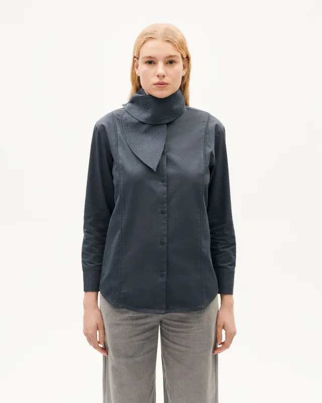 Georgia graphite blouse sold by Ivalo.com