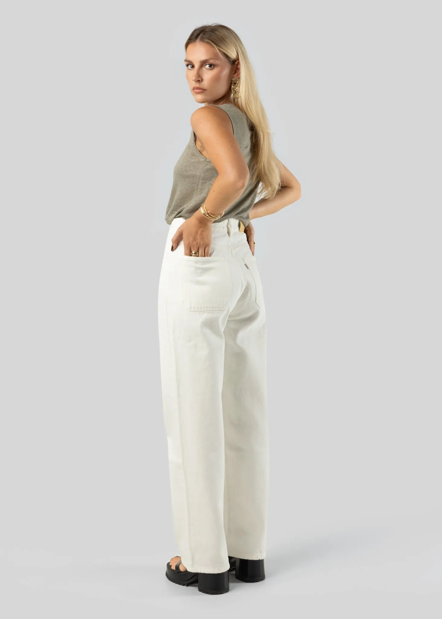 Linen Tank Top Green sold by Ivalo.com product image thumbnail 4