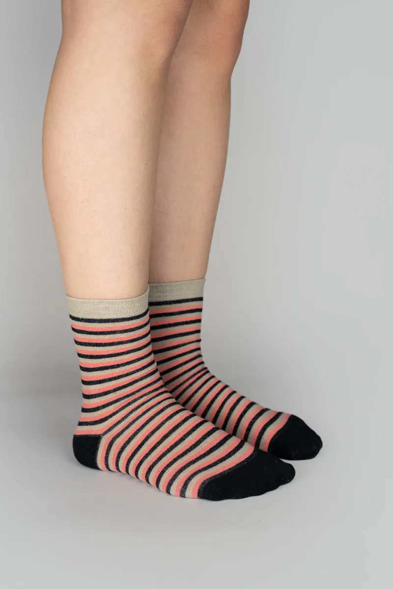 Zero Waste Recycled Cotton Socks Striped sold by Ivalo.com product image thumbnail 3