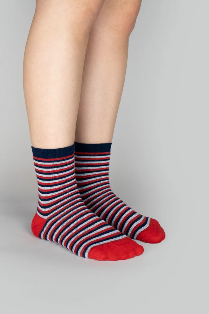 Zero Waste Recycled Cotton Socks Striped sold by Ivalo.com product image thumbnail 4