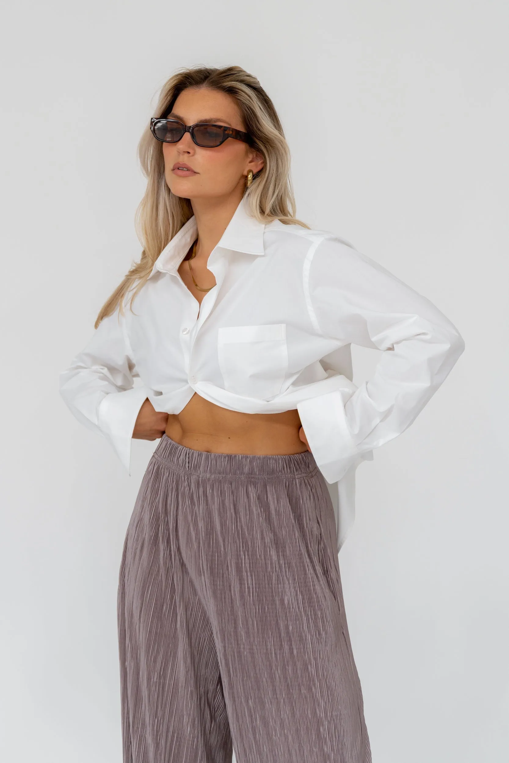 Isla Loose Pants Taupe sold by Ivalo.com product image thumbnail 4